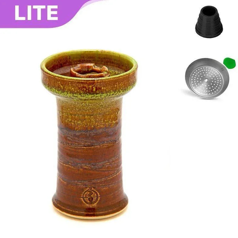 Alpaca Mini Rook Bowl - Green/Brown - shishagear - UK Shisha Hookah Black Friday