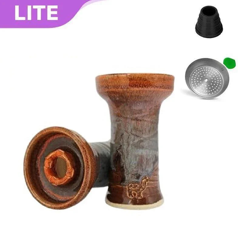 Alpaca Mini Rook Bowl - Grey Scale Earth - shishagear - UK Shisha Hookah Black Friday