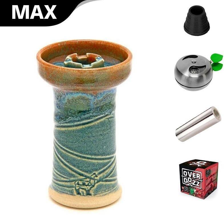 Alpaca Mini Rook Bowl - Orange/Blue - shishagear - UK