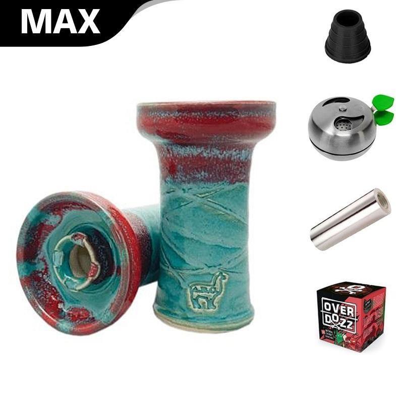 Alpaca Mini Rook Bowl - Red Steel - shishagear - UK