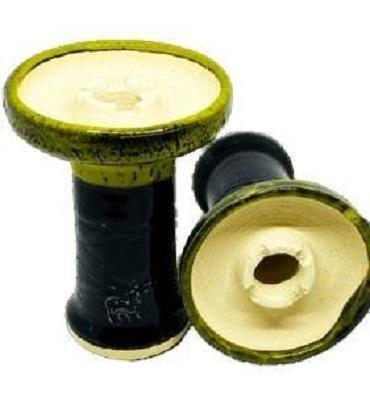 Alpaca Rook Hookah Bowl - Unglazed Lime Black - shishagear - UK