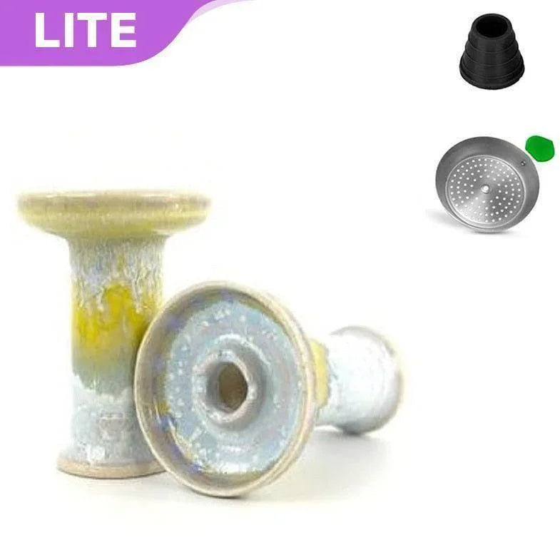 Alpaca Rook Shallow Bowl - Yellow Snow - shishagear - UK Shisha Hookah Black Friday