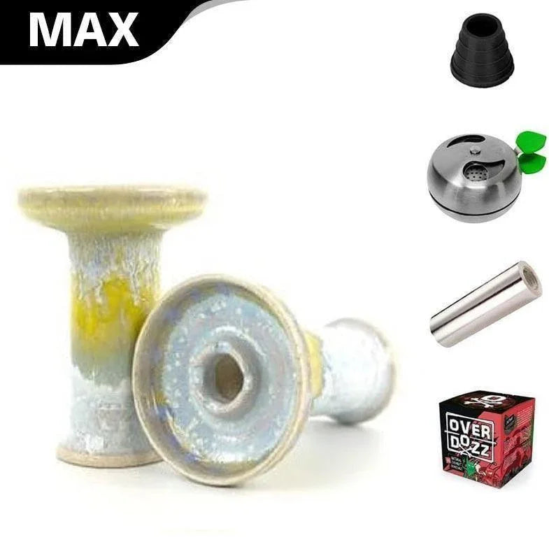 Alpaca Rook Shallow Bowl - Yellow Snow - shishagear - UK Shisha Hookah Black Friday