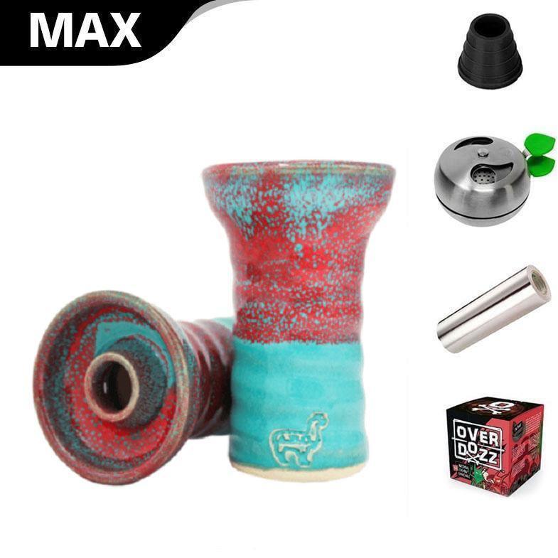 Alpaca Suri Bowl - Red Teal - shishagear - UK