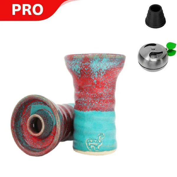 Alpaca Suri Bowl Red Teal Hookah Shisha UK black friday