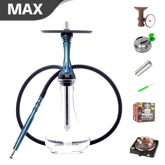 家シーシャセット　Alpha hookah Alpha Hookah X Set - Breeze - Hookah Shisha - UK - black