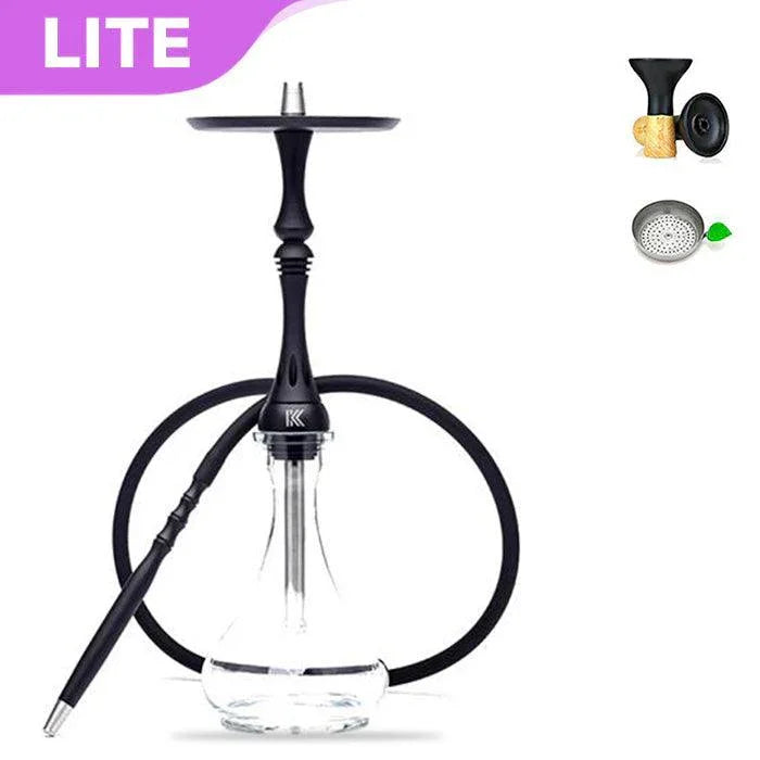 Alpha Hookah Kappa Set - Matt Black - shishagear - UK Shisha Hookah Black Friday