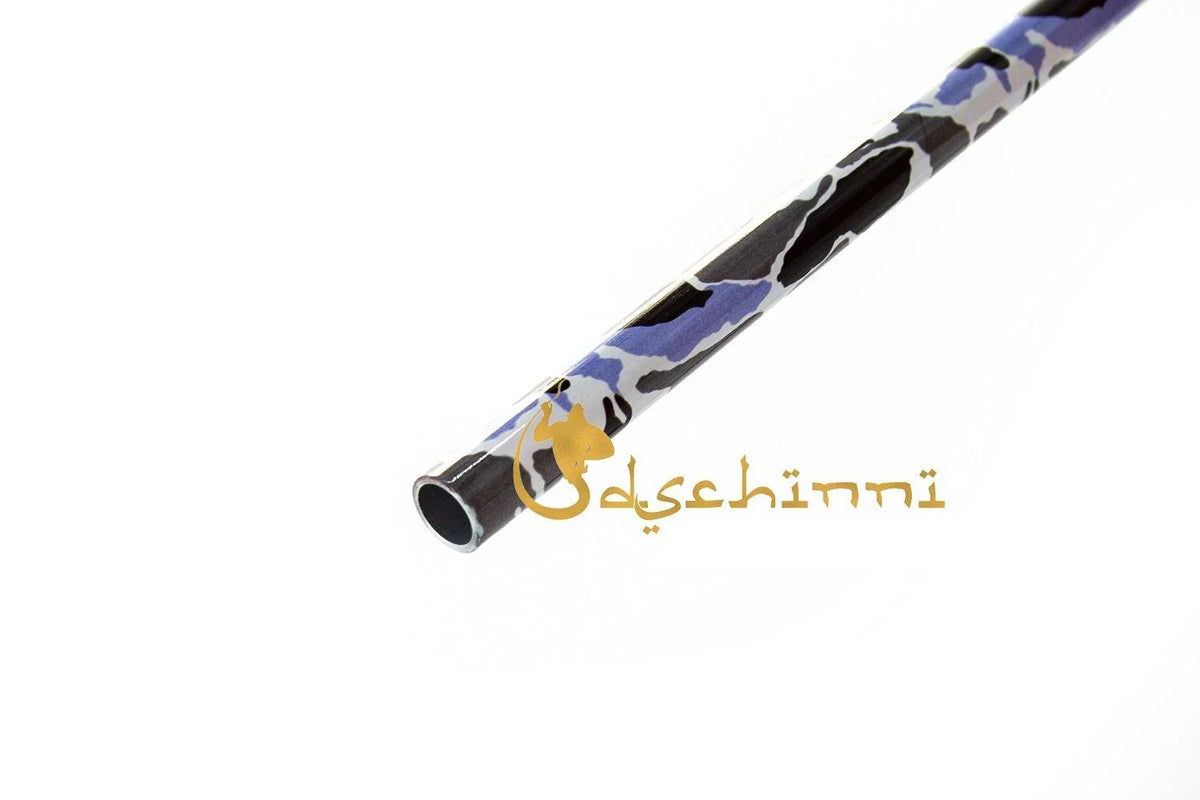 Dschinni Aluminium Soldier Light Blue Mouthpiece - shishagear - UK