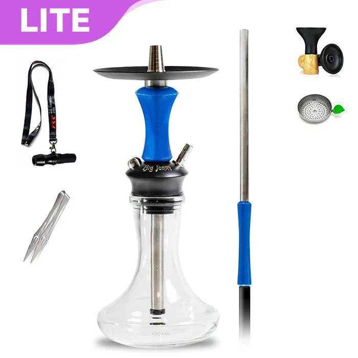 Big Jonny Hookah ESS (Evil Stainless Steel) - Blue - shishagear - UK Shisha Hookah Black Friday