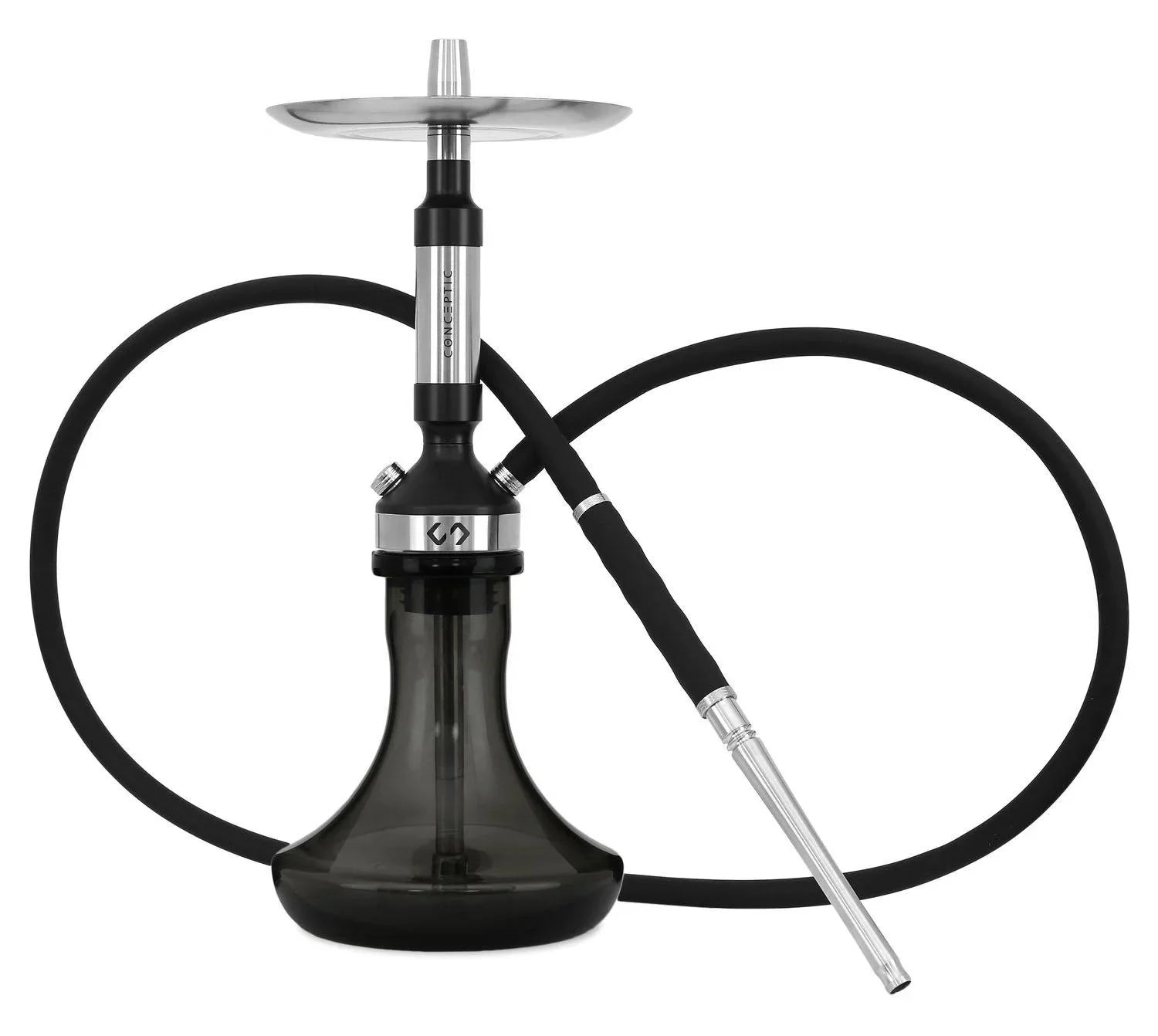Conceptic Smart Steel Shisha Black - shishagear - UK