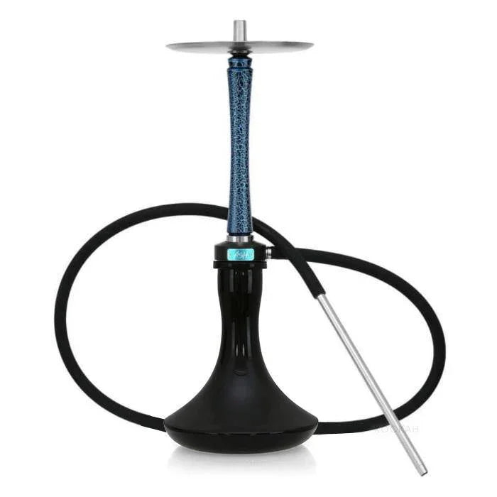 Ash Wood Hookah Haze Jungle Shisha Set - Blue - shishagear - UK