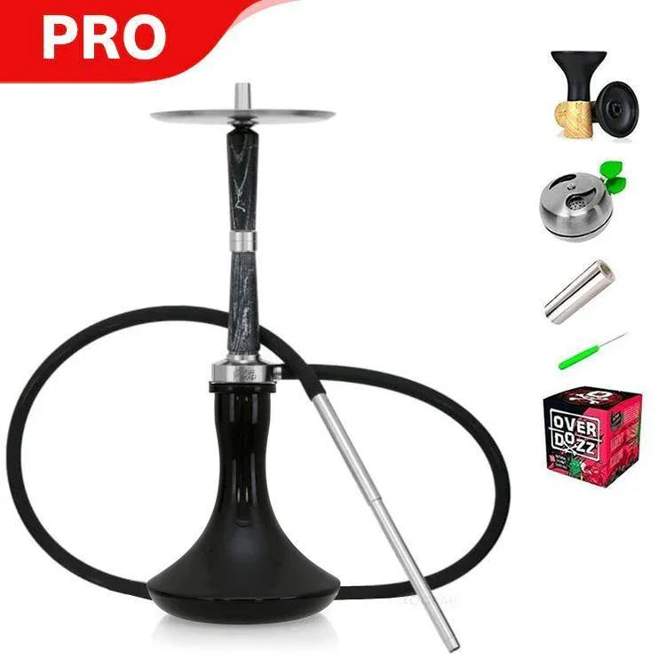Ash Wood Hookah Electro Storm V2 Shisha Set - Dark Nights - shishagear - UK
