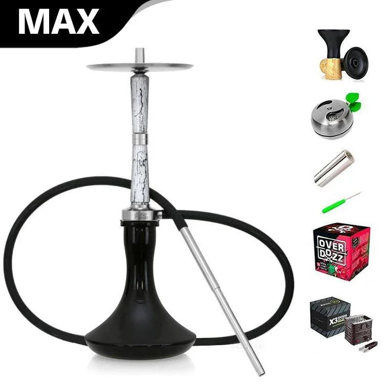 Ash Wood Electro Storm V2 Shisha Set - shishagear - UK