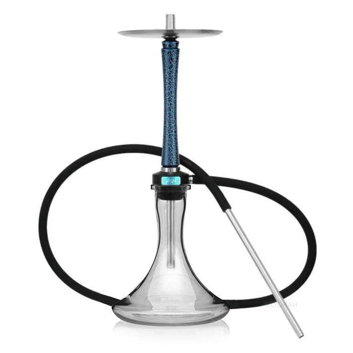 Ash Wood Hookah Haze Jungle Shisha Set - Blue - shishagear - UK