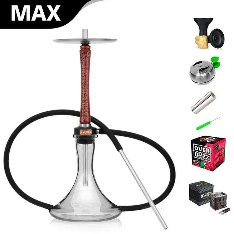 Ash Wood Hookah Haze Jungle Shisha Set - Sunset - shishagear - UK