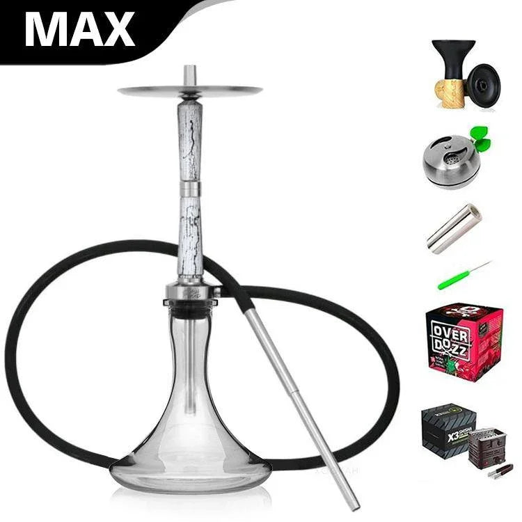 Ash Wood Electro Storm V2 Shisha Set - shishagear - UK