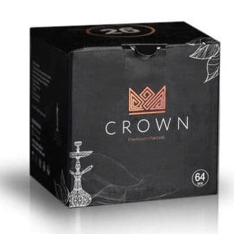 Crown 26mm Coconut Charcoal 1kg - shishagear - UK Shisha Hookah Black Friday
