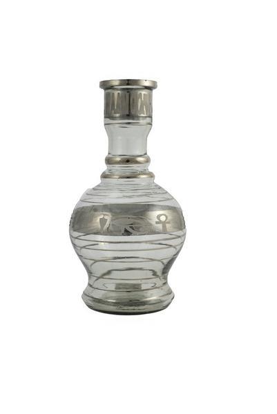 Khalil Mamoon Jumbo Egyptian Style Hookah Vase Silver - shishagear - UK Shisha Hookah Black Friday