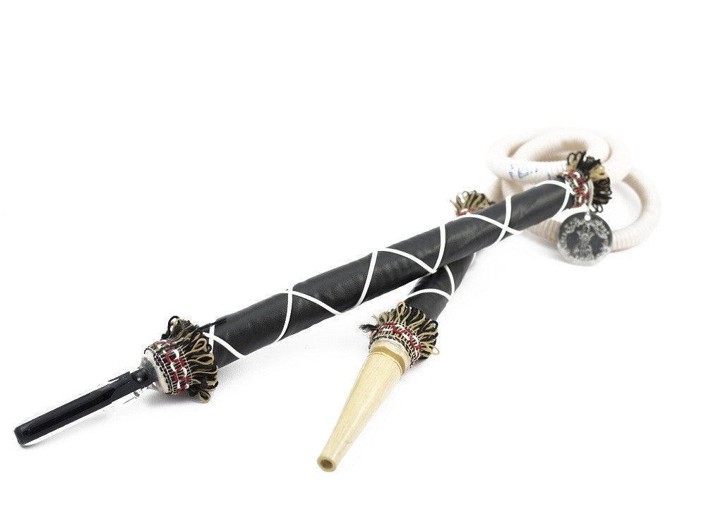 Khalil Mamoon Stripe Egyptian Hose - shishagear - UK Shisha Hookah Black Friday