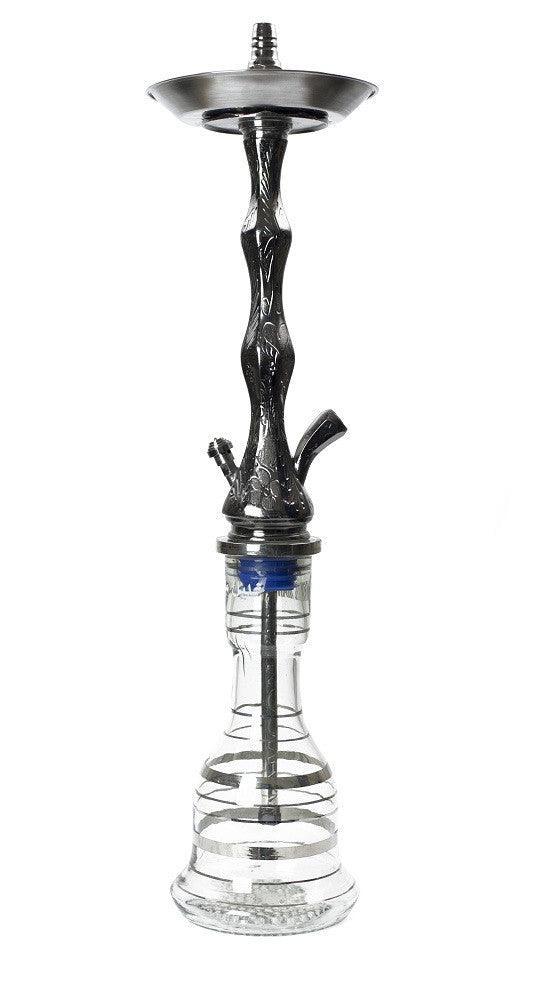 Khalil Mamoon Gunmetal Beast Hookah Set - shishagear - UK Shisha Hookah Black Friday