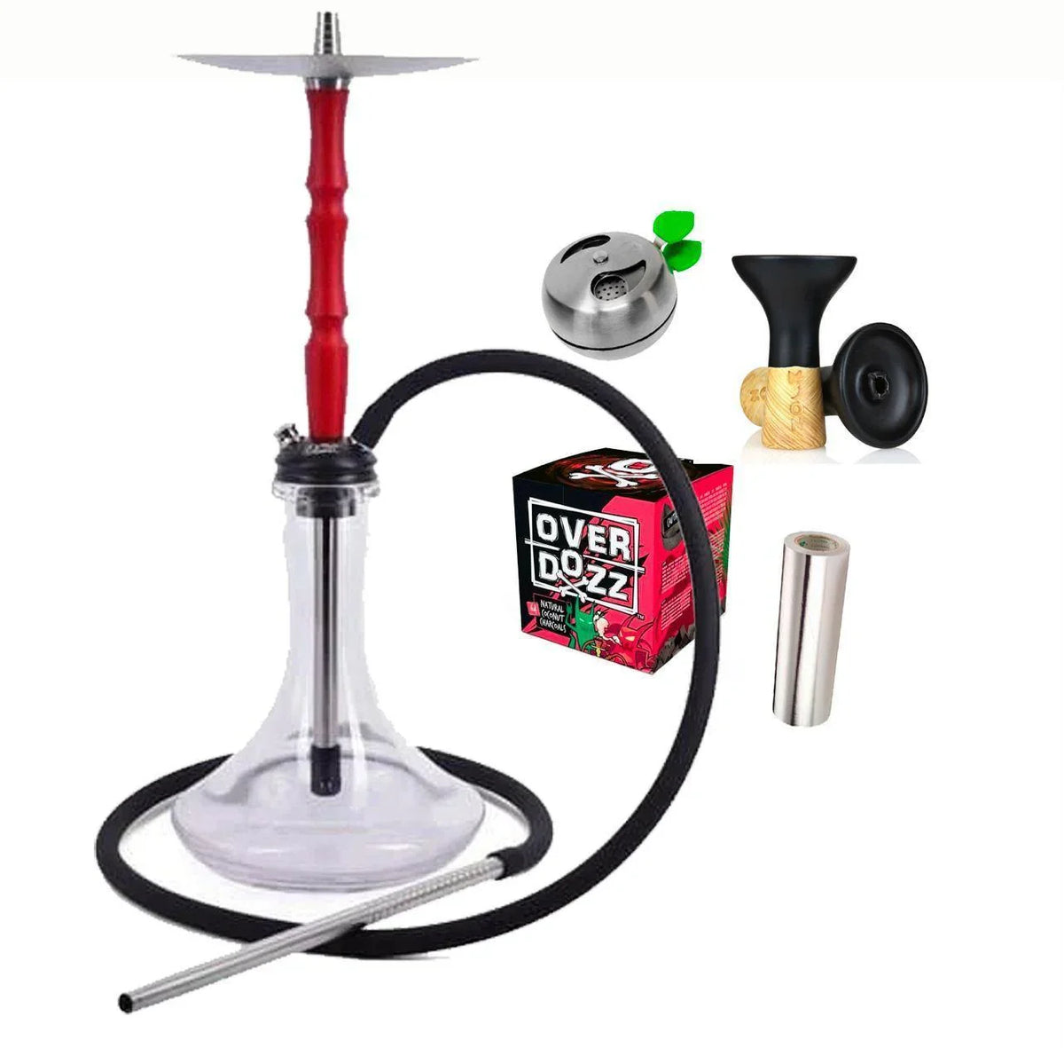 DSH Eco Shisha Set - Red