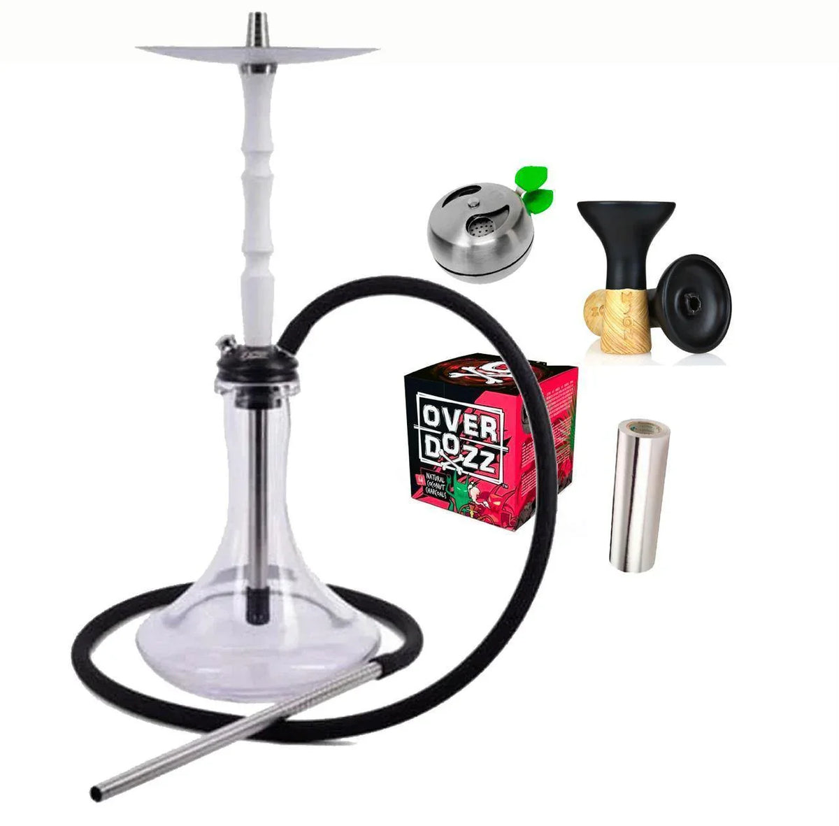 DSH Eco Shisha White Shisha SET - shishagear - UK