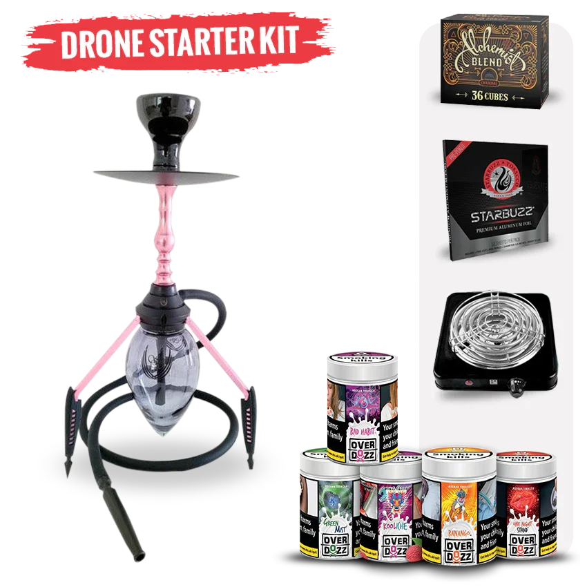 Sahara Smoke Drone Alpha Hookah Starter Kit