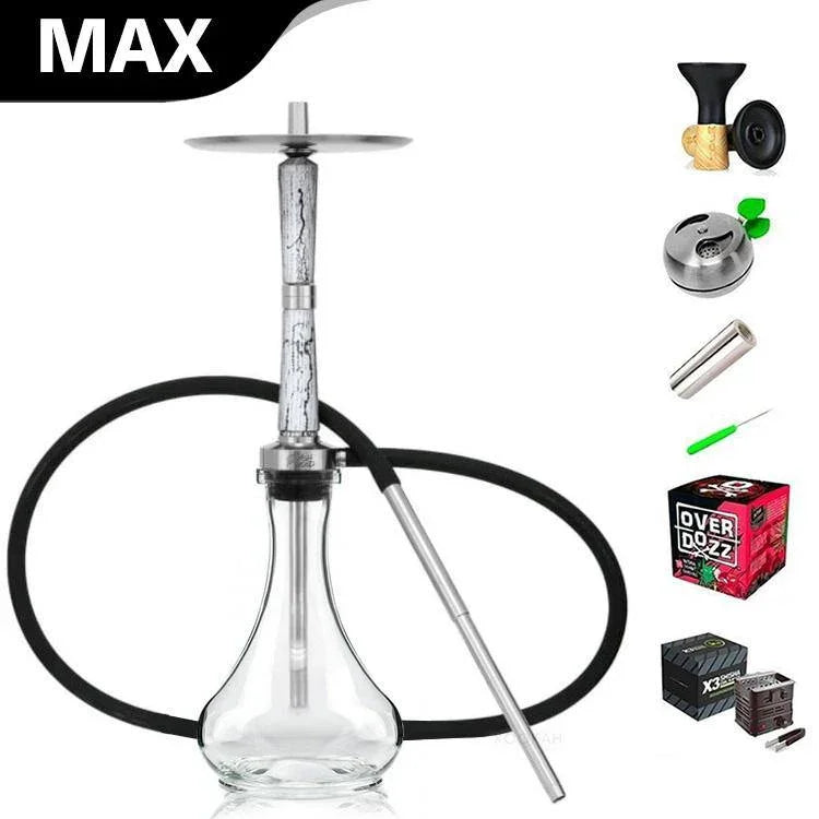 Ash Wood Electro Storm V2 Shisha Set - shishagear - UK