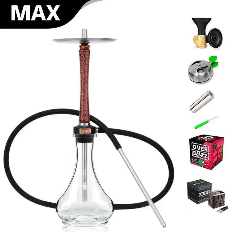 Ash Wood Hookah Haze Jungle Shisha Set - Sunset - shishagear - UK