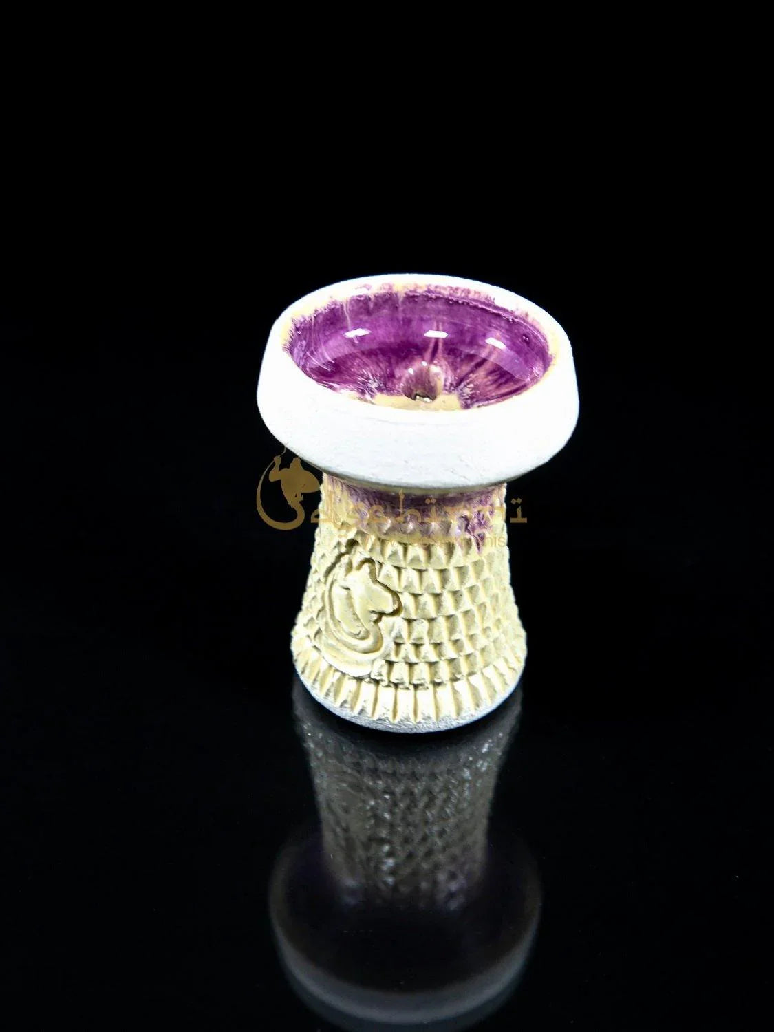 Dschinni Firebrick Nero Purple Bowl (not compatible with Seflex) - shishagear - UK Shisha Hookah Black Friday