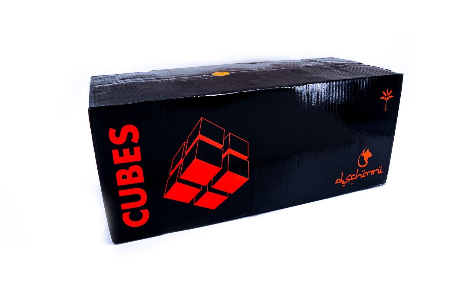 Dschinni Cubes Deluxe Boxing Coal 20 kg (full box 20x 1 kg) - shishagear - UK