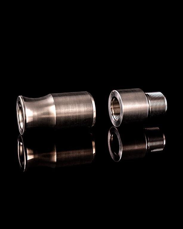 Dschinni Cut Adapter Silver 3-Parts - shishagear - UK