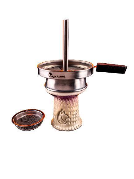 Dschinni Firebrick Bowl Nero Purple Vulcan Pro - shishagear - UK