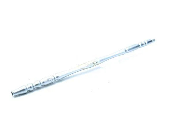 Dschinni Aluminium Hokus Pokus Matte Silver Mouthpiece - shishagear - UK