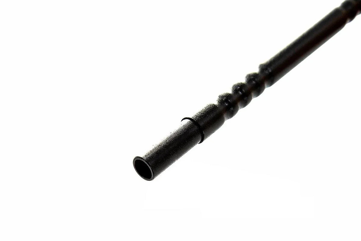 Dschinni Aluminium Straight Black Mouthpiece - shishagear - UK