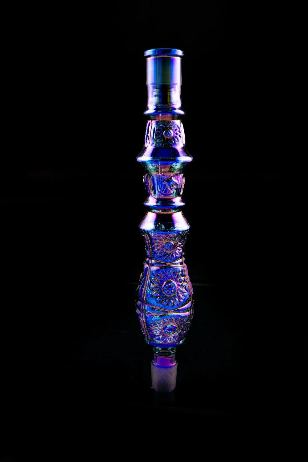 Dschinni Baba Crystal Rainbow Shisha Stem - shishagear - UK Shisha Hookah Black Friday