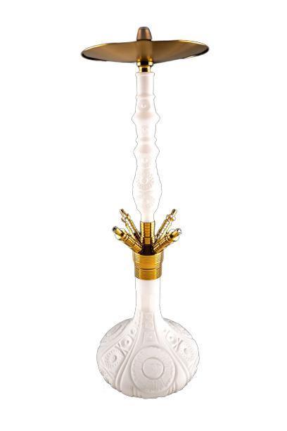 Dschinni Baba Crystal White Hookah - shishagear - UK