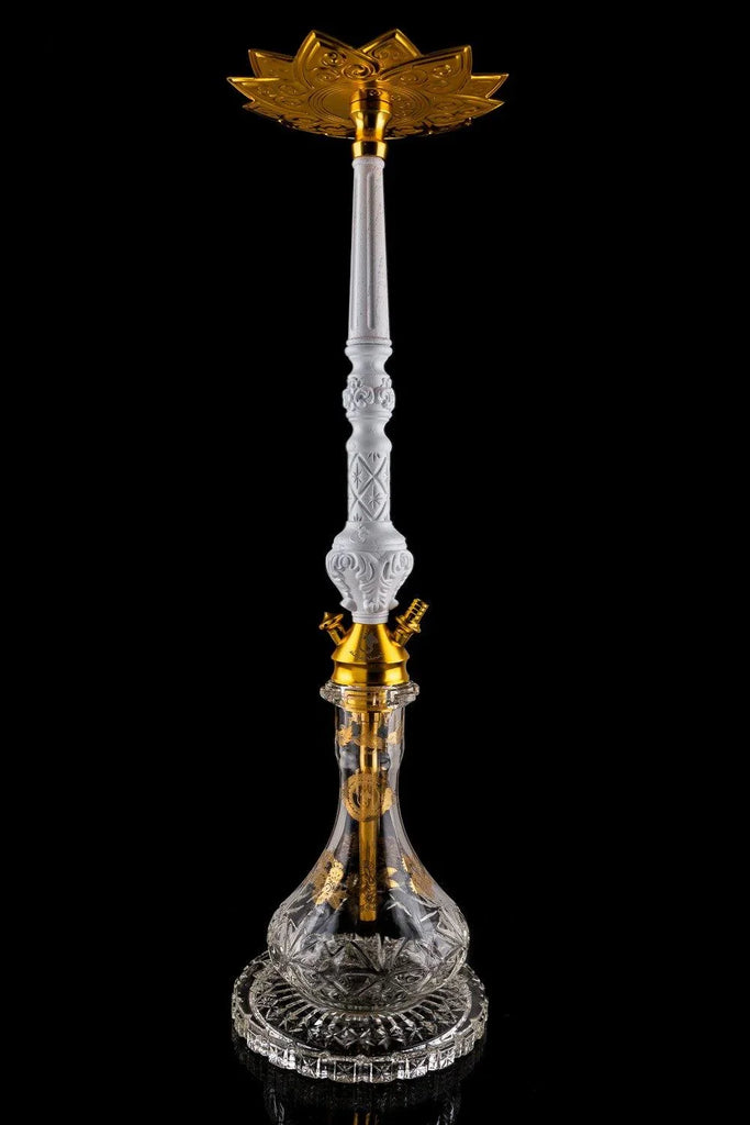 Dschinni Shisha Legend Wooden ダシーニシーシャ Dschinni_Legend_Alu_White_Wood