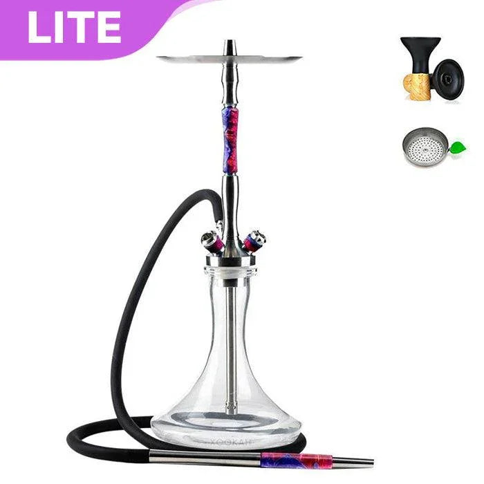 Union Hookah Fibonacci Shisha SET - Pink/Purple - shishagear - UK Shisha Hookah Black Friday