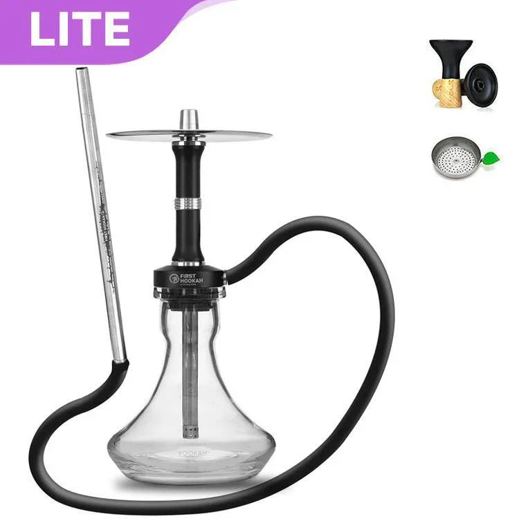 First Hookah Core Lite Mini Shisha Set - Black - shishagear - UK Shisha Hookah Black Friday