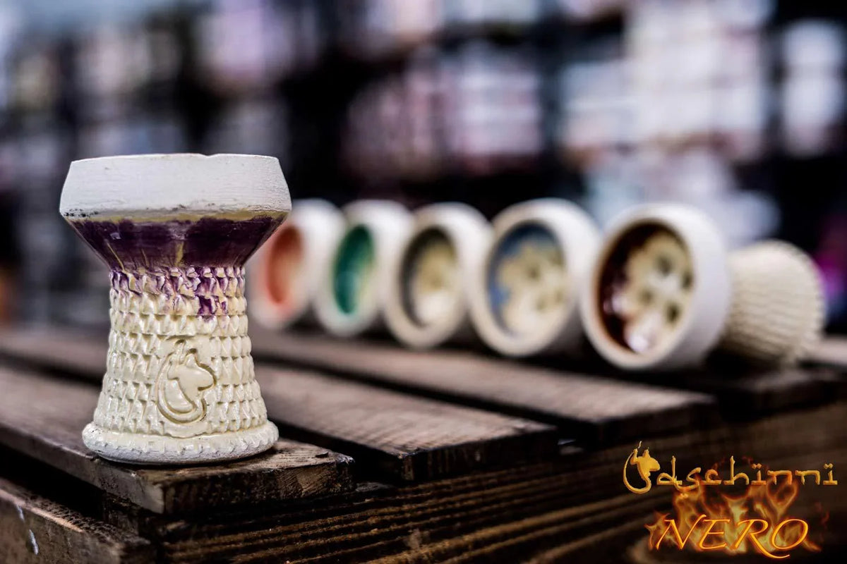 Dschinni Firebrick Nero Purple Bowl (not compatible with Seflex) - shishagear - UK Shisha Hookah Black Friday