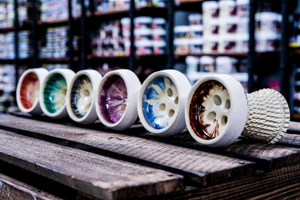 Dschinni Firebrick Bowl Nero Marron Vulcan Pro - shishagear - UK