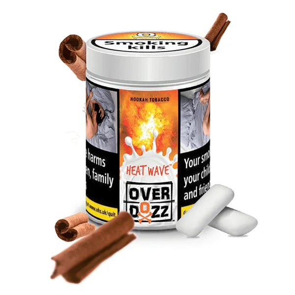 OverDozz Heat Wave (Arabian Cinnamin Gum & Mint) Flavour - shishagear - UK Shisha Hookah Black Friday