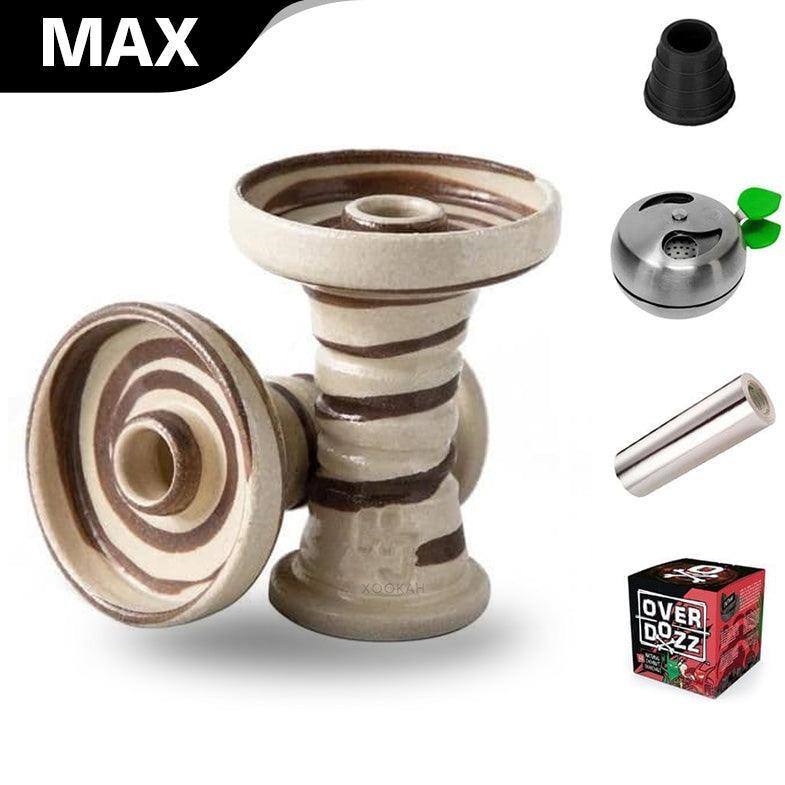 HJ VHS Vanilla Harmony Swirl Hookah Bowl - Caramel - shishagear - UK Shisha Hookah Black Friday