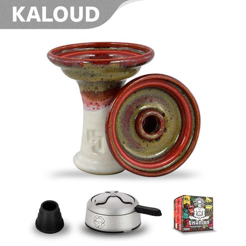 HJ Ferris Hookah Bowl - Red Eye Over White - shishagear - UK Shisha Hookah Black Friday