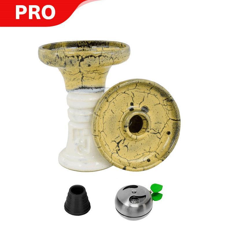 HJ Retro Harmony Hookah Bowl - Yellowberry Over White - shishagear - UK Shisha Hookah Black Friday