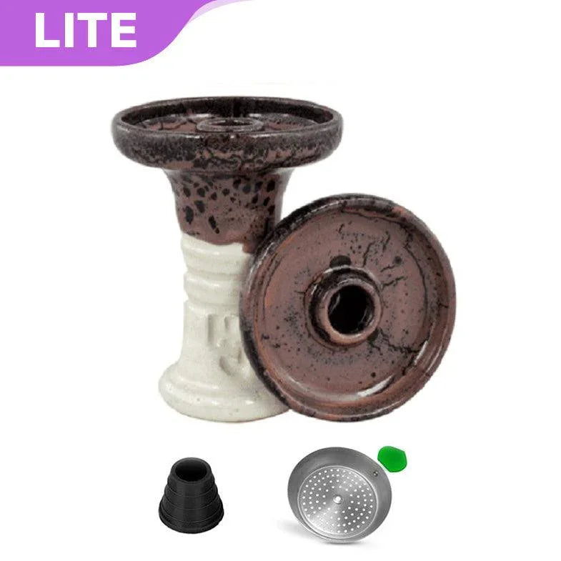HJ Retro Harmony Hookah Bowl - Blackberry Over White - shishagear - UK Shisha Hookah Black Friday