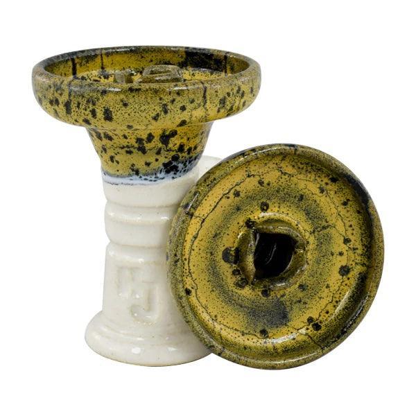 HJ Trimony Hookah Bowl - Yellowberry Over White - shishagear - UK Shisha Hookah Black Friday