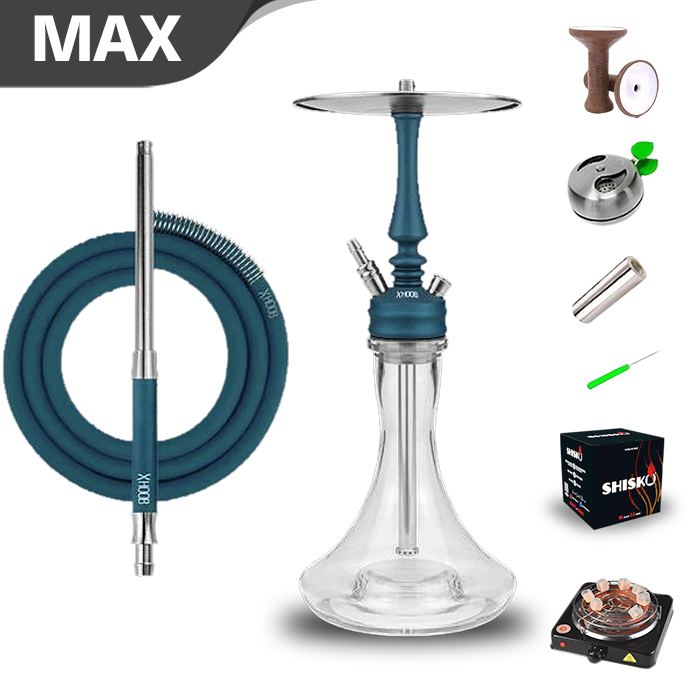 Hoob Mars Mini Hookah - Marine Blue - Hookah Shisha - UK - black