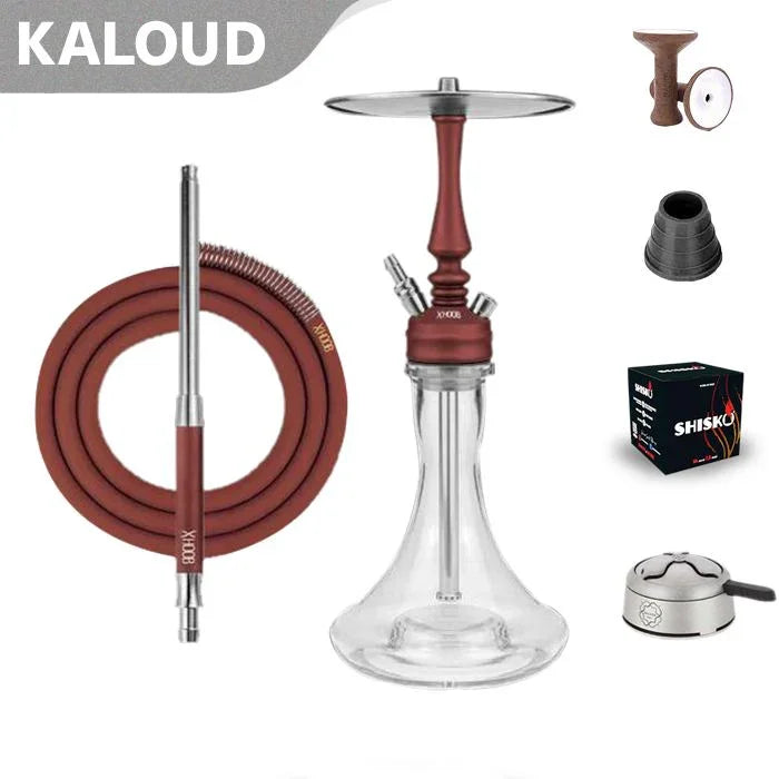 Mini pipa de agua Hoob Mars - Rojo vino